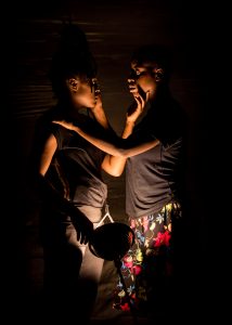 Poor People's TV Room (performers Nehemoyia Young and Katrina Reid, credit Ian Douglas)