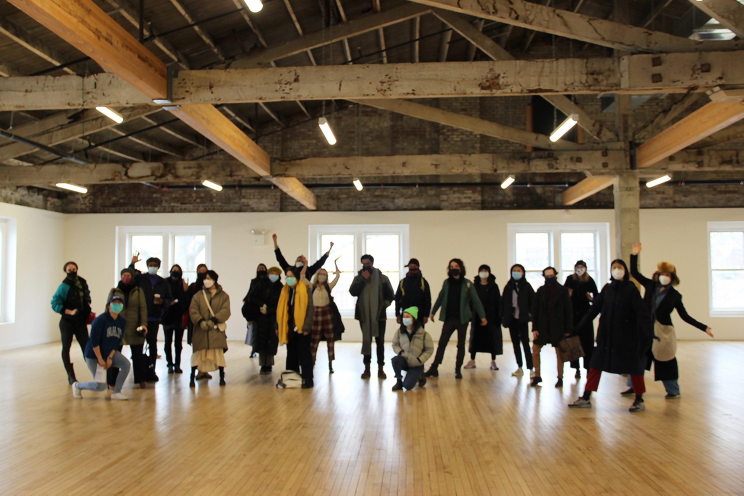 2021 Artists-in-Residence at
LMCC's Arts Center at Governors Island. Photo by Sunny Chen.