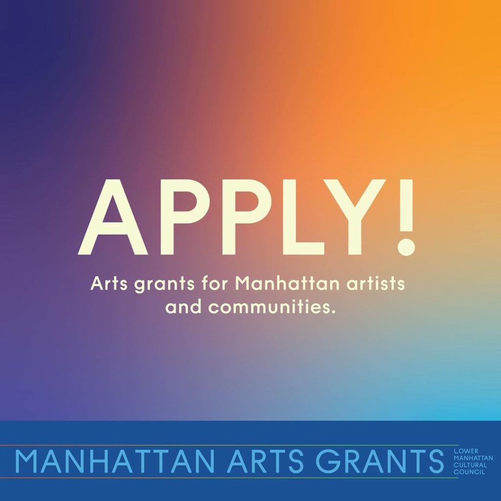 The Deadline for the 2023 Manhattan Arts Grants is Tomorrow, September