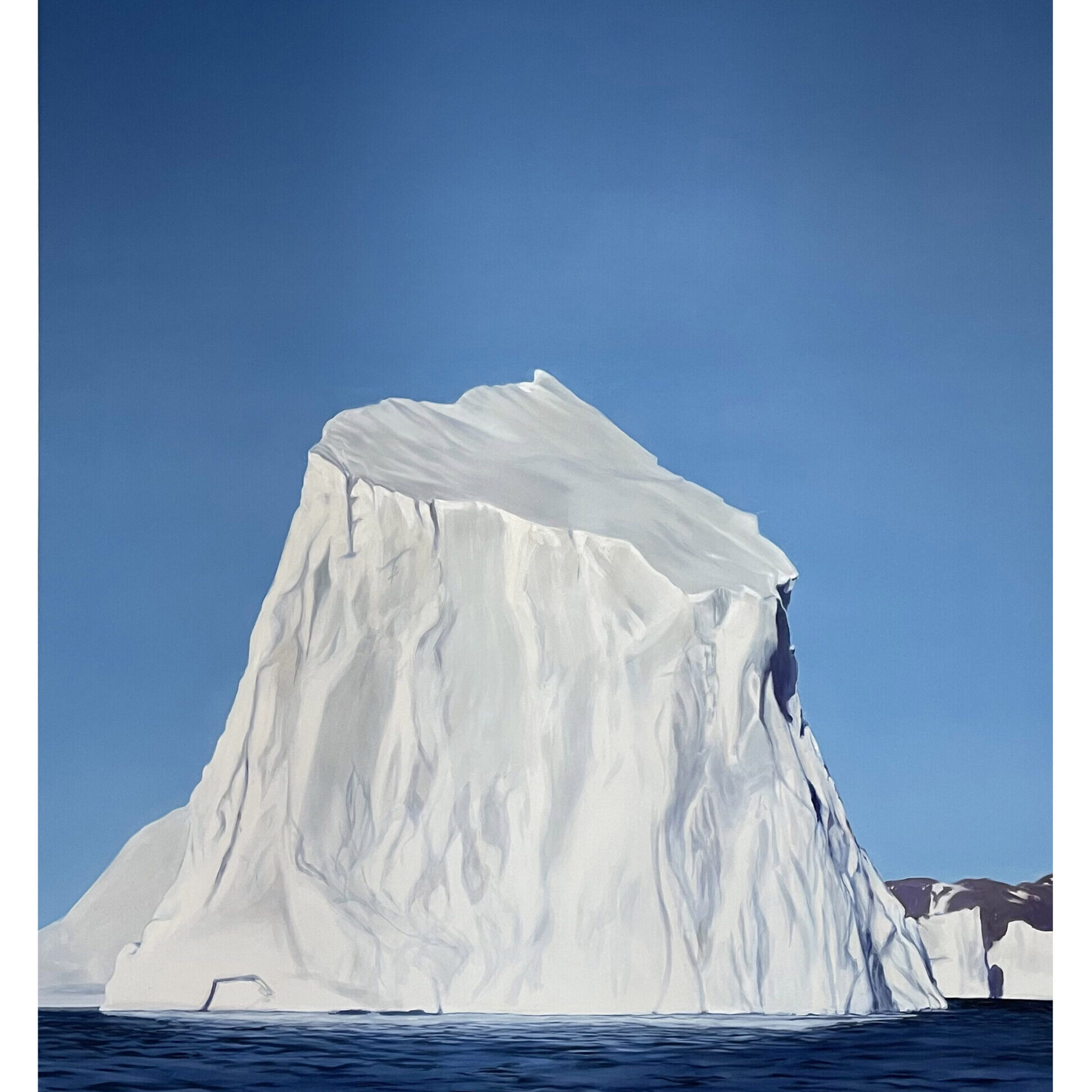 Griese Fjord, 2026, oil on canvas, 100 x 75 inches