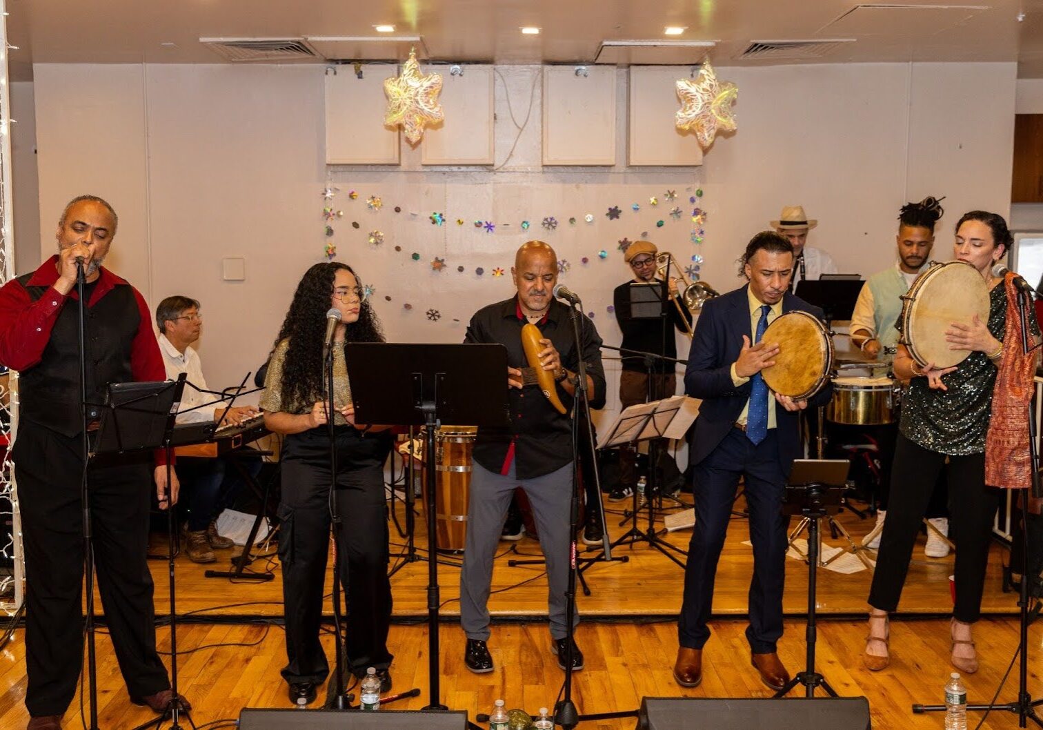  Los Pleneros de la 21 Fiesta Navidad, UMEZ Arts Engagement Grantee, Photo by Krystal Pagan